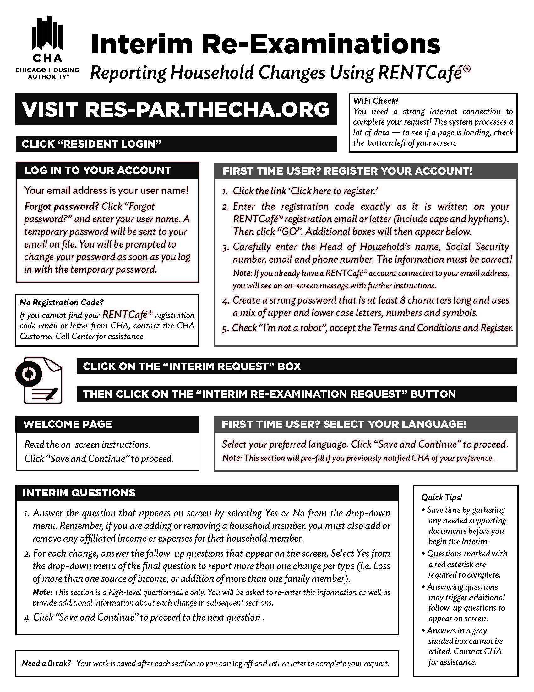 Reporting Household Changes Using RENTCafe Instruction Sheet